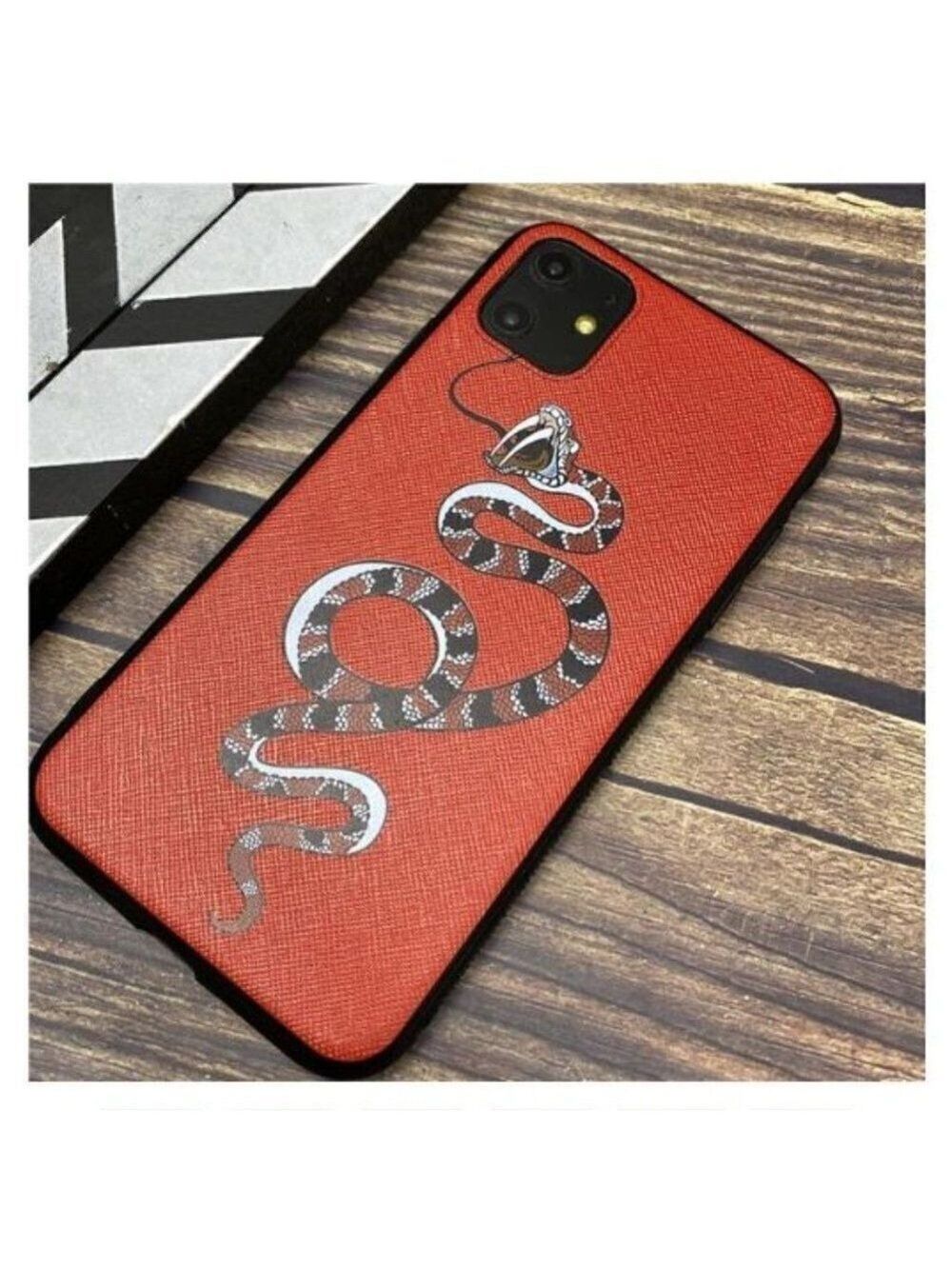 IPHONE 11 PRO MAX RED SNAKE MATTE SOFT PHONE CASE BRAND NEW